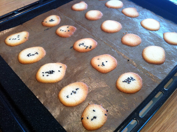 キレイに焼けたクッキー